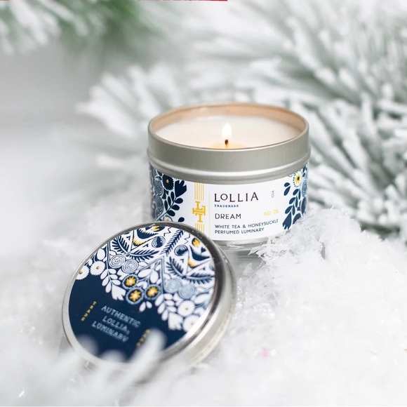 NEW Lollia Dream Perfumed Travel Candle White Tea and Honeysuckle, Margot Elena - Picture 1 of 9
